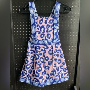 Blackmilk “I’ve Been Spotted” Short Overalls size S